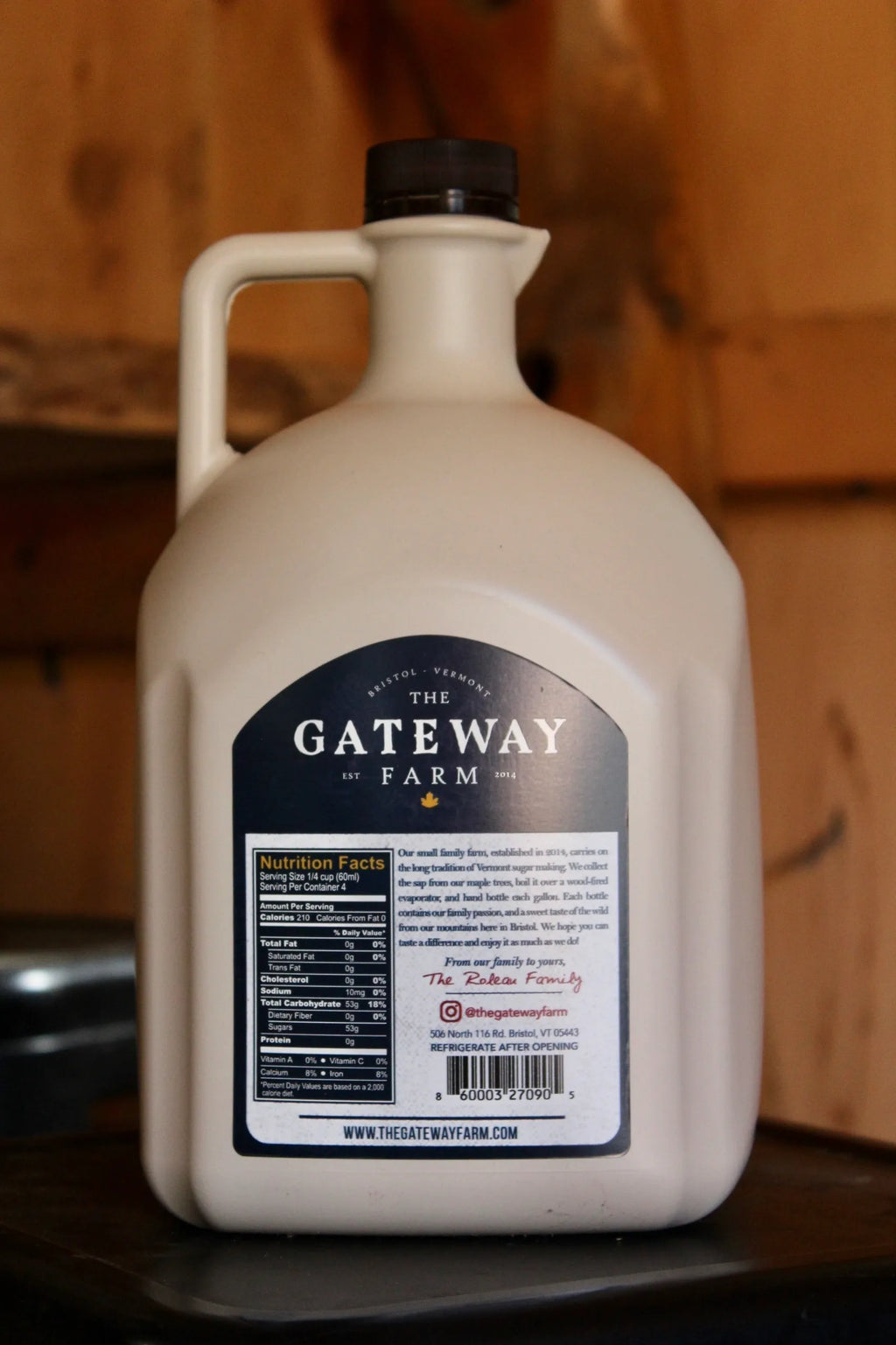 Gallon - 128 oz.